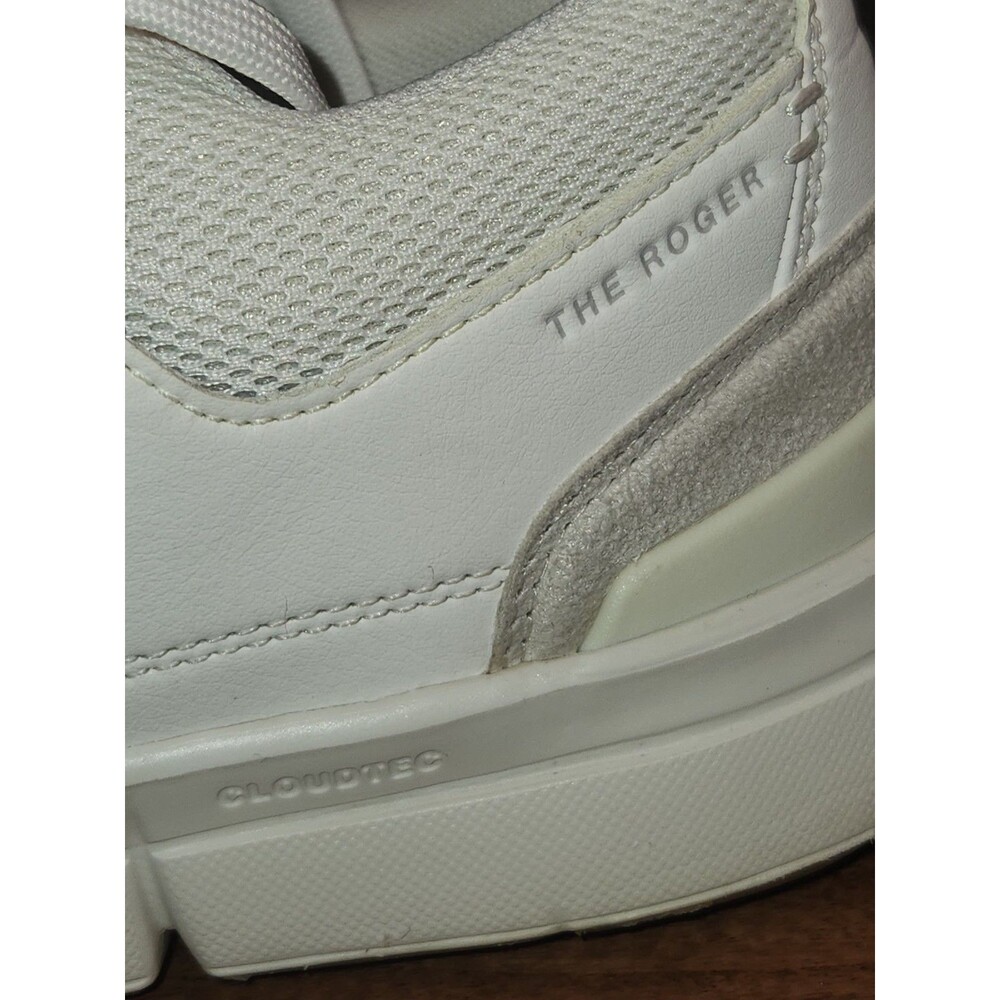The Roger Clubhouse by On, Men's US Size 9.5, white leather sneakers - Picture 13 of 16